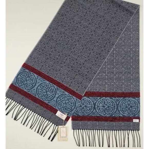 Calzeat Celtic Collection 70"x15" Woven Scarf Neck Wrap Table Runner Scotland - Picture 12 of 15